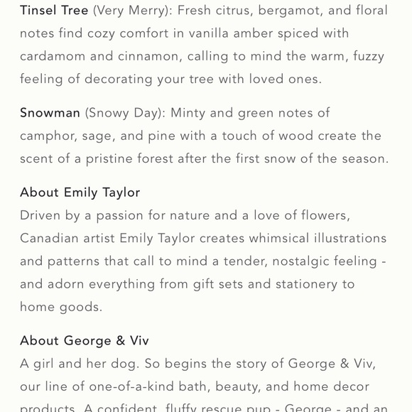 George & Viv holiday soaps + handcream - Picture 3 of 12